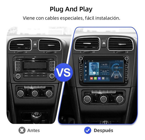 2024 Estéreo 1+32g For Vw Polo Vento Bora Golf Jetta Mk6