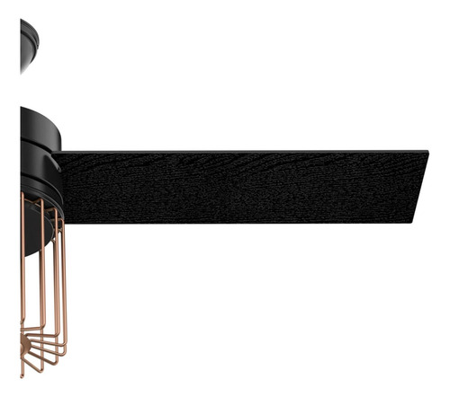 Ventilador de techo Ronan 52 Pulgadas negro/níquel Tres Aspas Hunter