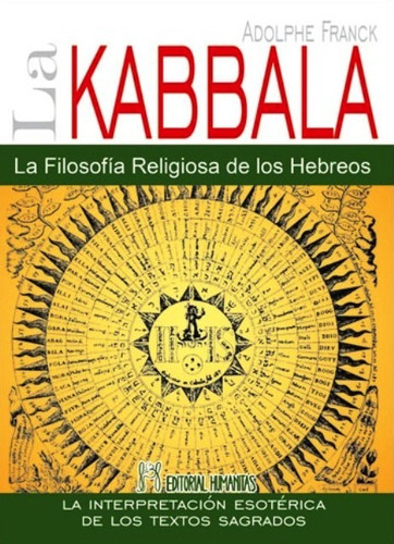 Kabbala - Filosofía Religiosa De Hebreos, Franck, Humanitas