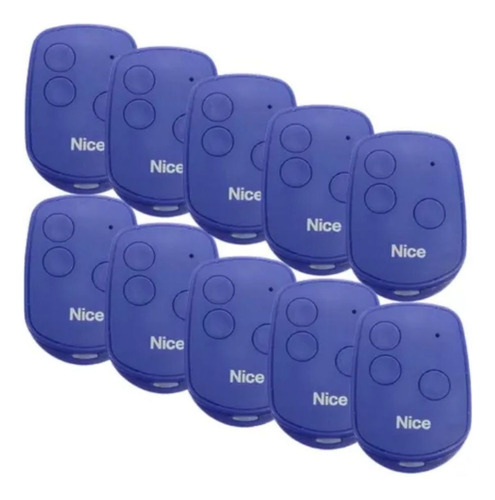 Nice Open Tech azul kit 10 controles 433,92mhz