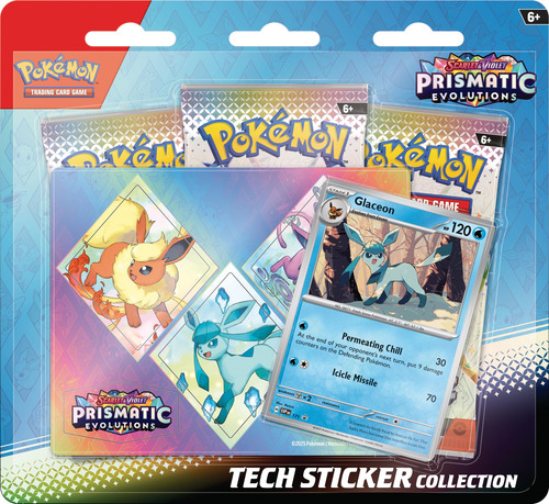 Colección De Pegatinas Pokémon Tcg Scarlet & Violet Glaceon
