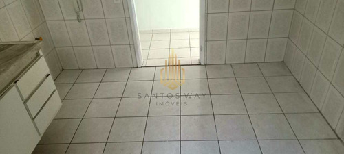 Apartamento Com 1 Dorm, Gonzaga, Santos, Cod: 136 - A136