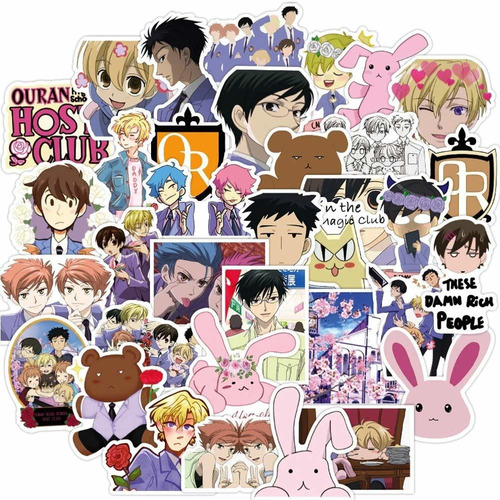 50pcs Anime Ouran High School Host Club Sticker Japan Classi