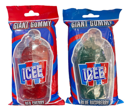 Gomita Icee Gigant Gummy Cereza O Mora Azul 60 Gr