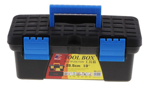 Caja De Almacenamiento Doble Capa Con Portátil Organizador