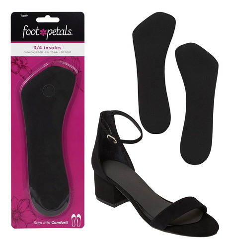 Foot Petals Zapato_insert, Negro -