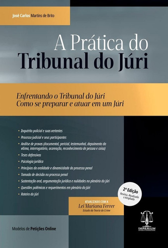 A Pratica No Tribunal Do Juri (2ª Edição 2022) Imperium