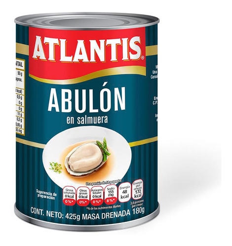 Abulón Atlantis En Salmuera 425g