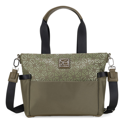 Bolsa Tote Cloe Dijaden Grande Color Verde