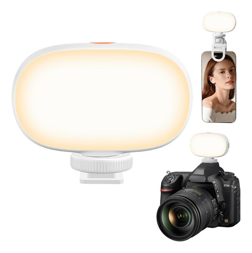 Mini Luz Led Recargable Para Selfie Y Videoconferencia Color