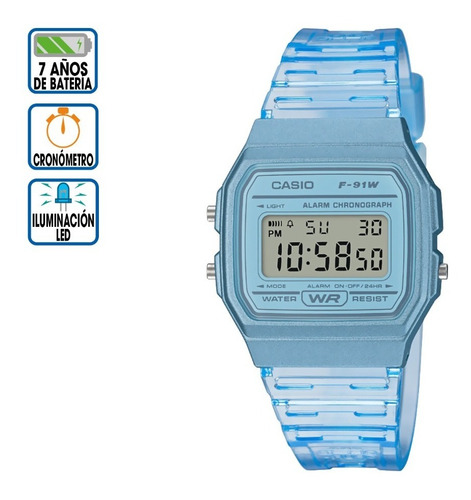 Reloj Casio Core F-91ws-2cf