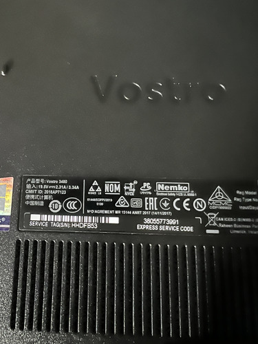 Laptop Dell Vostro 3480 Core I3 (Usado)