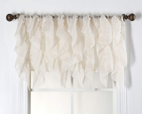 Cortina Diamond Home Volante Estilo Vintage Chic Panel