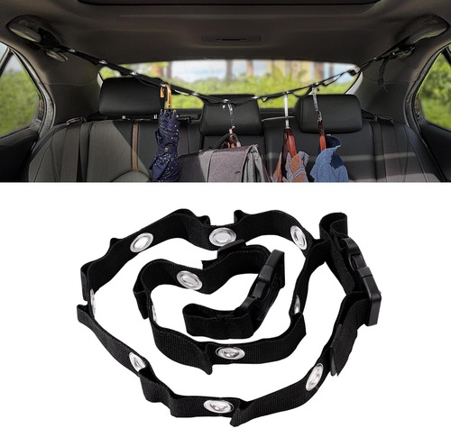 Barra Colgadora De Ropa Para Automóvil, Línea Retráctil Port