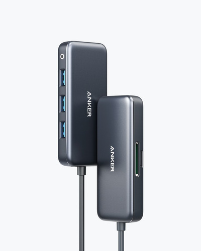 Imagen 2 de 7 de Hub Usb-c - Anker - 3 Port Usb 3.0 - Sd / Micro Sd - Pc/mac