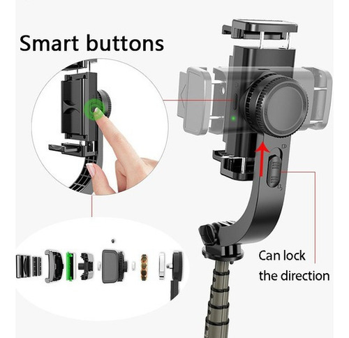 El Bastón Vara Triple Selfie Bluetooth 3 Em 1 Multifuncional