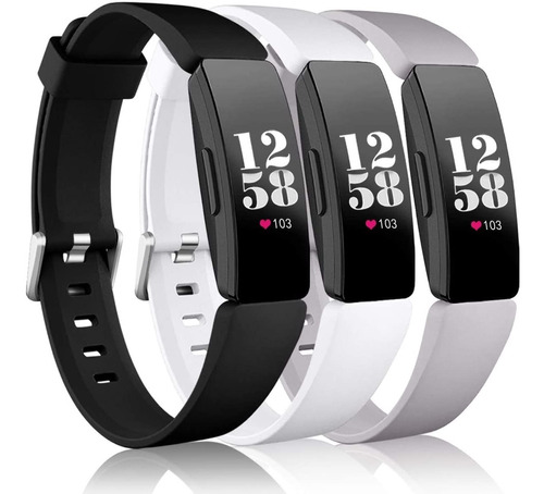3 Mallas De Reloj Fitbit Inspire / Inspire 2 Talle Small