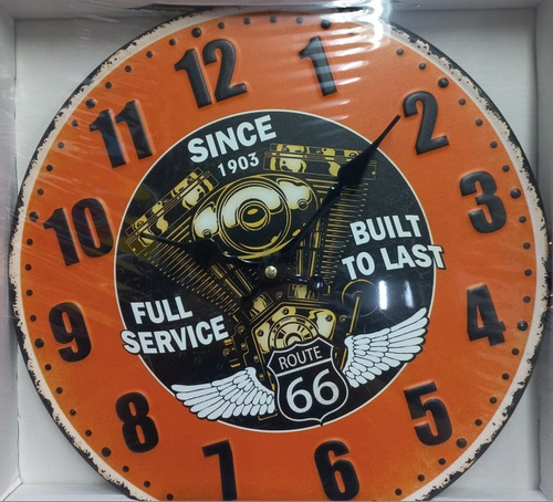 Relógio De Parede Motos Clássicas Retrô Vintage 30cm