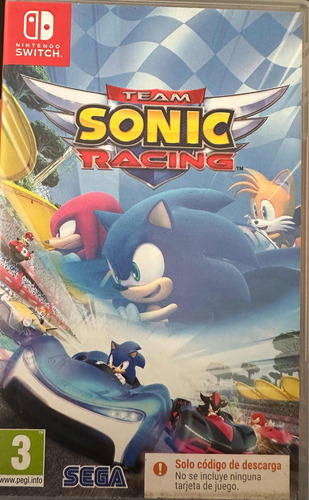 Juego Físico Nintendo Swich. Tema Sonic Racing