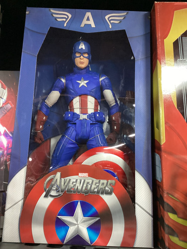 Capitán America Neca 1/4 Avengers Con Máscara Raro (Usado)