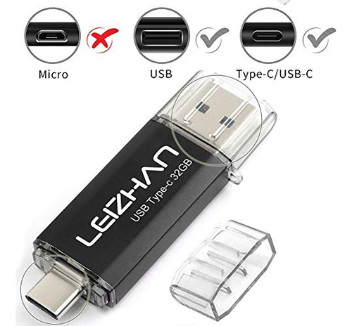 Unidad Flash Usb C Leizhan De 32 Gb, Tipo C, Para Samsun