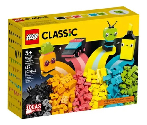 Lego Classic Diversão Neon Criativa 11027