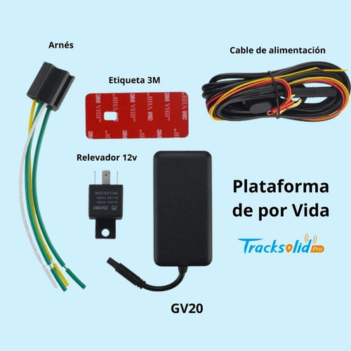 Gps Concox - Jimi Iot Gv20 3g Con Plataforma De Por Vida