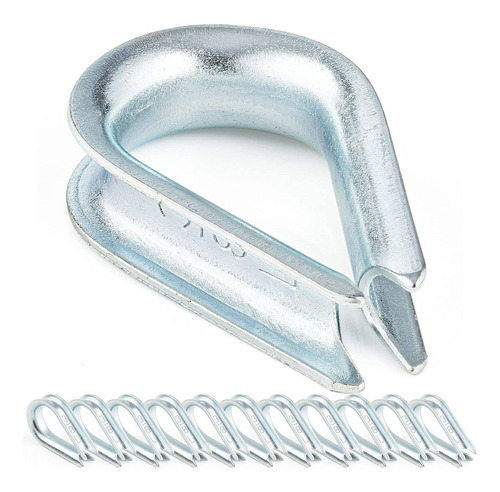 12 Pcs Of Stainless Steel Thimble For Wire Rope 3 8 Inch