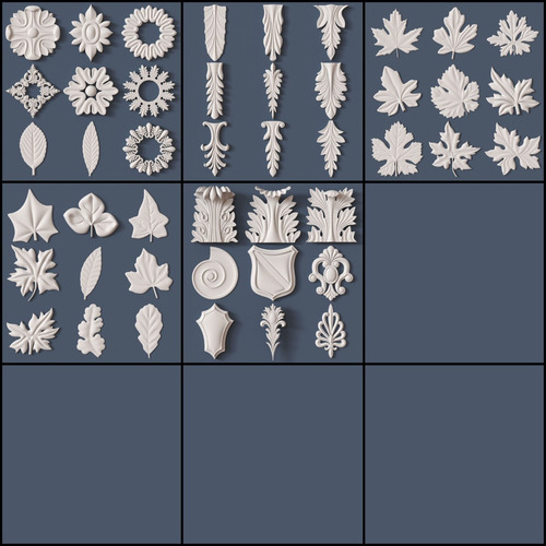 Archivos Stl Relieve 3d Cnc Router Ornamentos 1000 Modelos