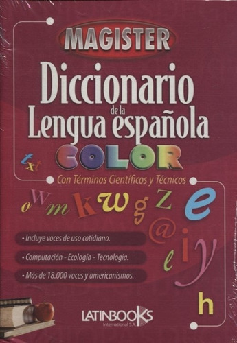 Diccionario Magister De La Lengua Española: Con Terminos Cientificos Y Tecnicos, De Aa.vv. Editorial Latinbooks International, Edición 1 En Español