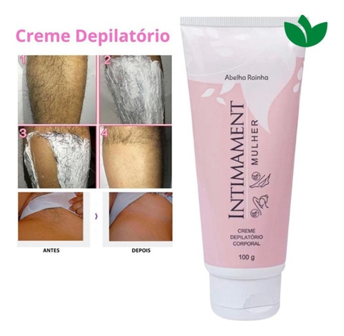 Creme Depilatorio Corporal 100g Abelha Rainha