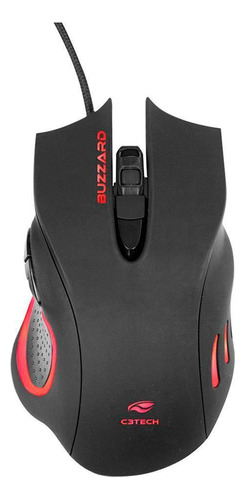 Mouse Gamer Usb C3tech Mg-110bk Buzzard 3200 Dpi Iluminação