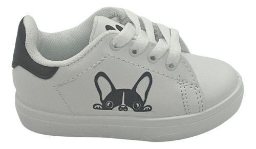 Tenis Escolar Blanco Niño(a) Económico Oferta 15-17 Bull Dog