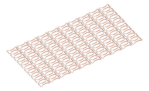 Clips De Oficina, 100 Unidades, Con Forma De Papel Galvaniza