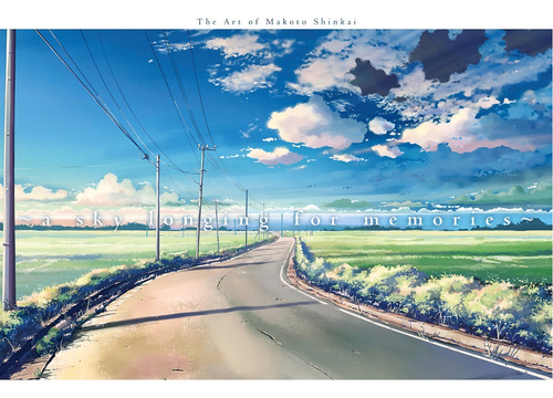 Sky Longing For Memories Art Of M. Shinkai -inglés -vertical