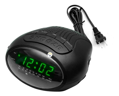 Radio Reloj Digital Despertador De Mesa Am Fm Vsrc758