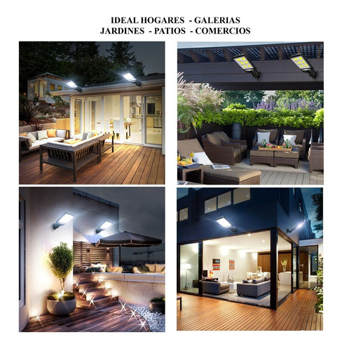Imagen 3 de 10 de Reflector Solar Led Luminaria Calle 30w Sensor Y Fotocelula