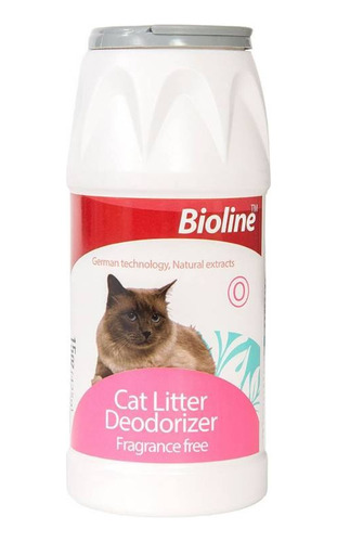 Bioline Talco Desodorizante Arena Sanitaria Cat Litter 425gr