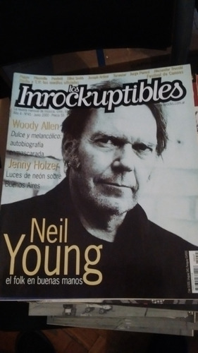 Revista Los Inrockuptibles 45 Neil Young Woody Allen Holzer