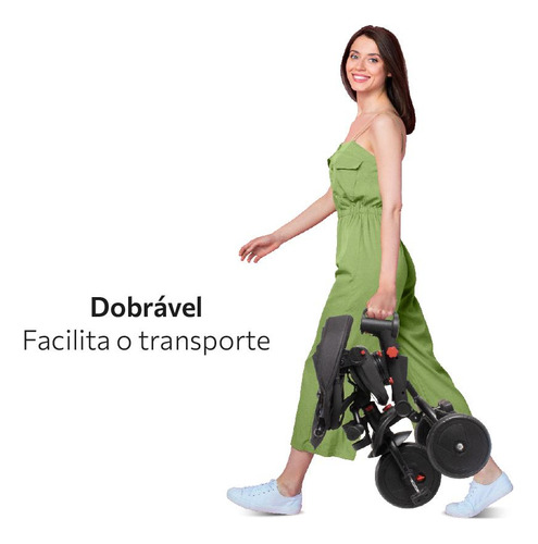 Triciclo Smart Fases - Dobrável Reclinável E Reversível