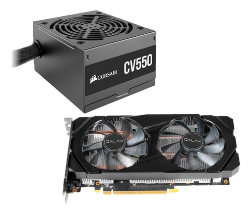 Kit Upgrade Gtx 1660 Super 6gb Com Fonte Corsair 550w