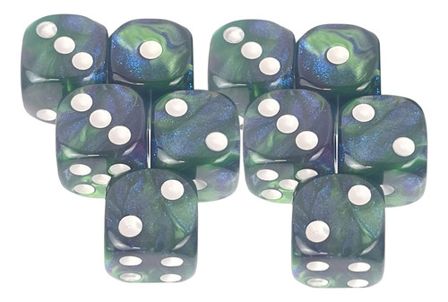 2 Juego De Dados D6 De 10 Estilo E 16 Mm Estilo E Estilo E