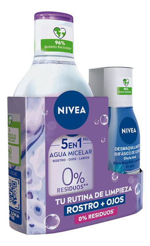 Pack NIVEA Agua Micelar + Bifásico