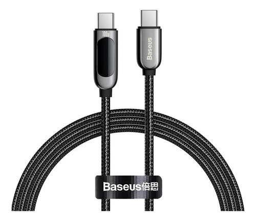 Cable De Carga Led Super Turbo Tipo C De 100 W Doble Punta
