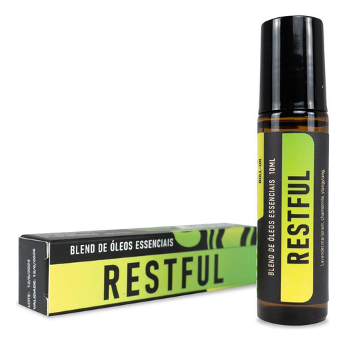 Roll-on Óleo Essencial 10ml Restful/repouso Natural Frag