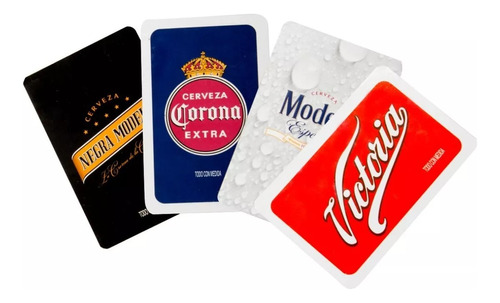 Baraja Española Cerveza Adultos Surtido Juego  Mesa 4piezas