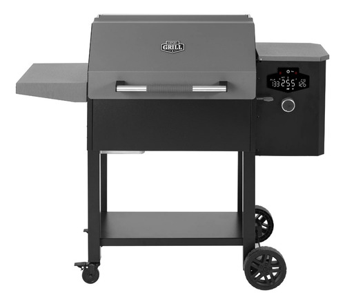Asador Parrilla Ahumador Commodore Expert Grill Con Pantalla Color Negro
