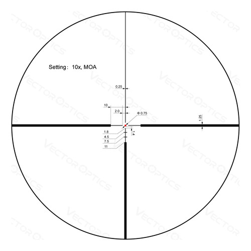 Vector Optics Continental 2-12x50 G4 Hunting Sfp