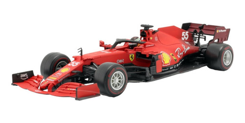 F1 Ferrari Sf21 #55 (2021) Carlos Sainz Jr. (c/piloto) 1/18