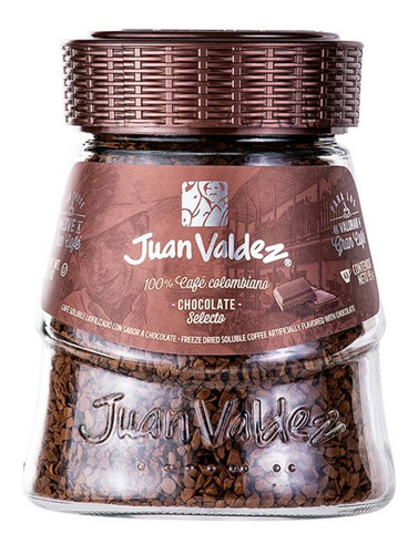 Café Instantaneo Liofilizado Juan Valdez Chocolate - 95gr